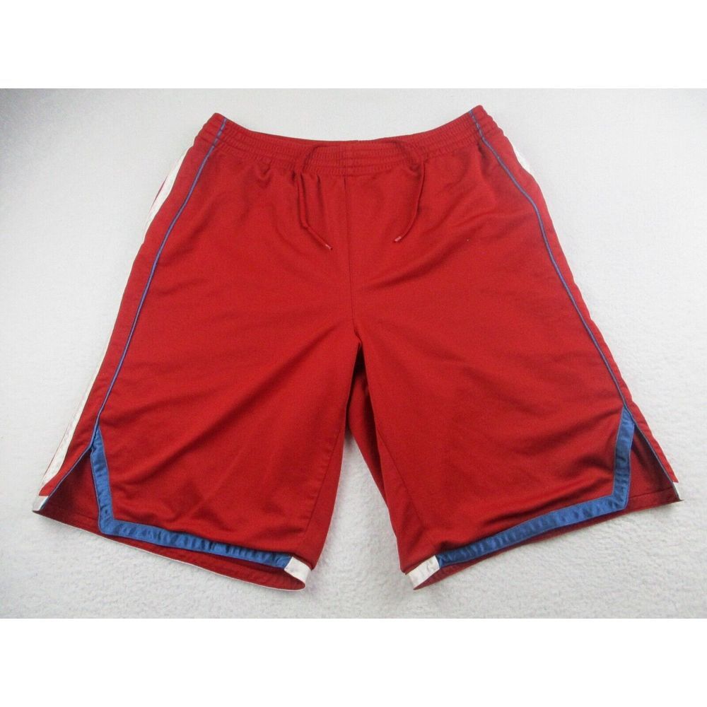 Nike Basketball Shorts Mens XXL Training Red 3329 Elastic Drawstring